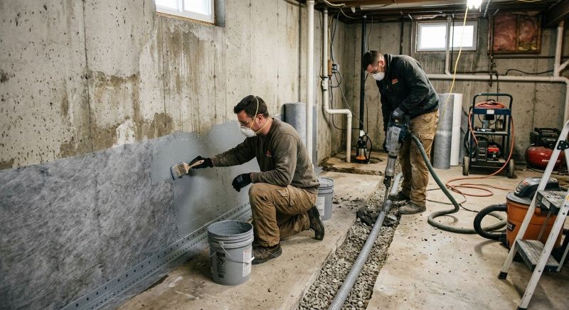 Basement Seepage Repair in Montgomery, AL