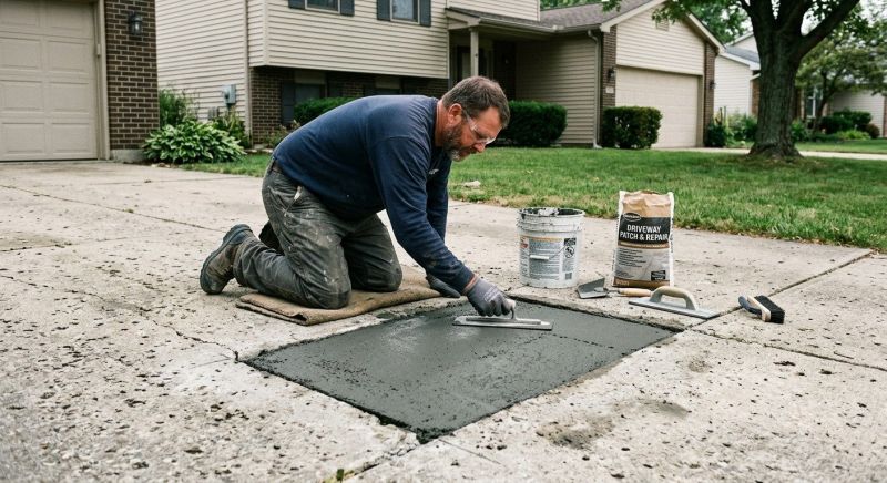Driveway Spalling Repair in Des Moines, IA