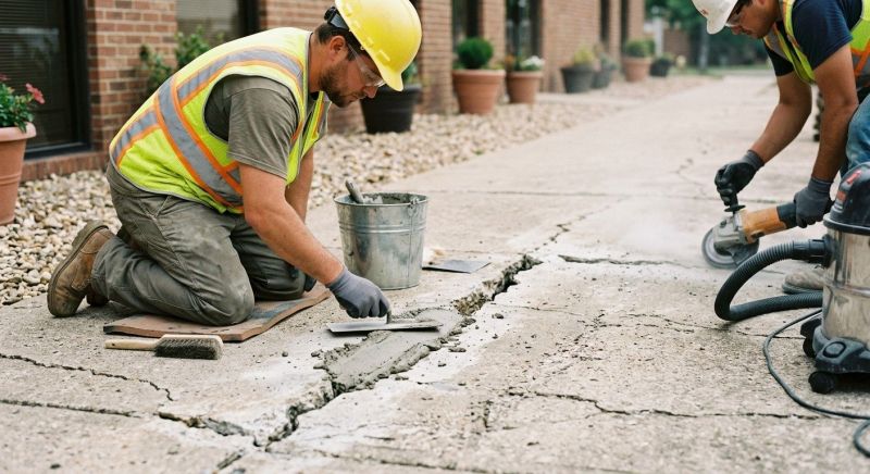 Concrete Spalling Repair in West Des Moines, IA