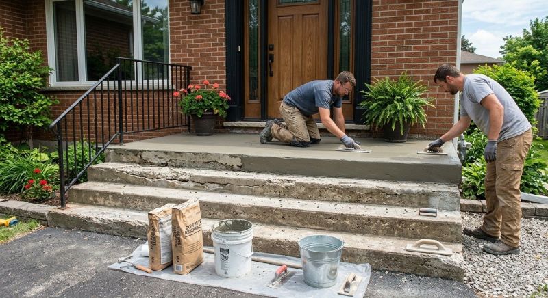 Concrete Stairs Resurfacing in Miami Dade County, FL