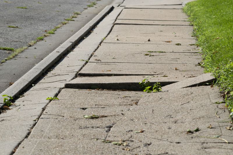 Cracked Sidewalk Repair in West Des Moines, IA