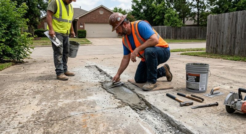 Cracked Slab Repair in Des Moines, IA