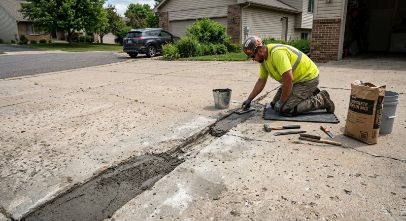 Driveway Slab Repair in Corpus Christi, TX