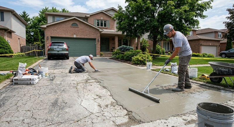 Garage Concrete Resurfacing in Corpus Christi, TX