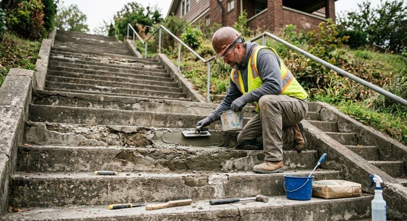 Patio Stairs Repair in Corpus Christi, TX