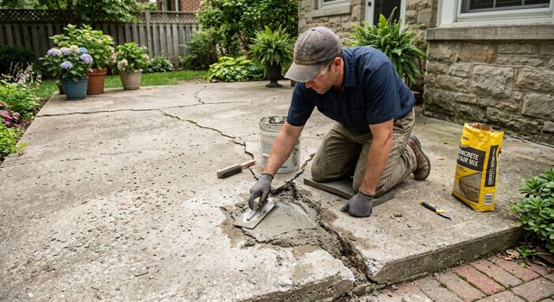 Porch Crack Repair in Miami Dade County, FL